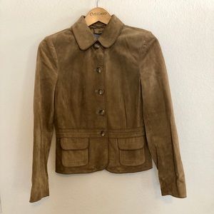 Ann Taylor Suede Blazer